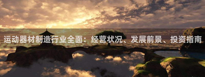 意昂体育3注册：运动器材制造行业全面：经营状况、发展