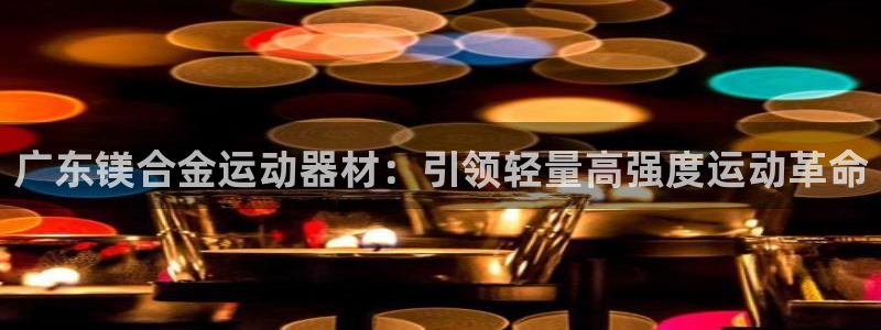 意昂体育3平台注册流程视频：广东镁合金运动器材：引领