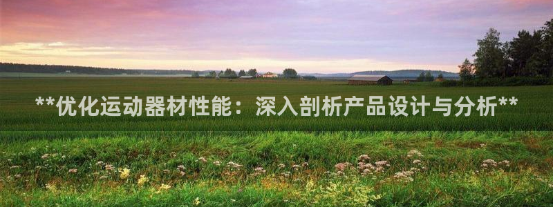 意昂3集团E.ON：**优化运动器材性能：深入剖析产