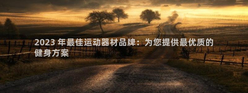 意昂体育3软件：2023 年最佳运动器材品牌：为您提