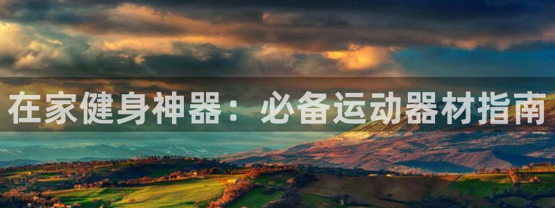 意昂体育3招商：在家健身神器：必备运动器材指南