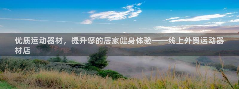 意昂3集团官网首页：优质运动器材，提升您的居家健身体验——线