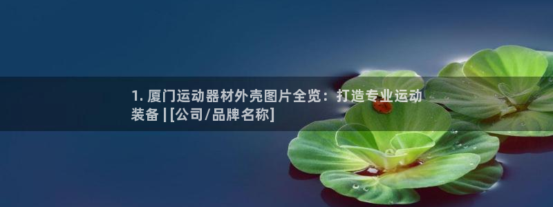 意昂体育3平台注册流程图：1. 厦门运动器材外壳图片