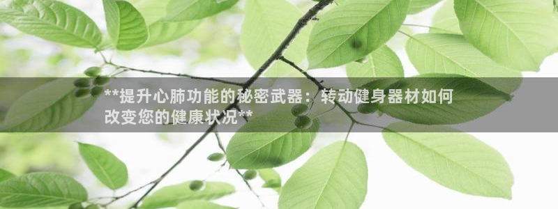 意昂3娱乐40996：**提升心肺功能的秘密武器：转