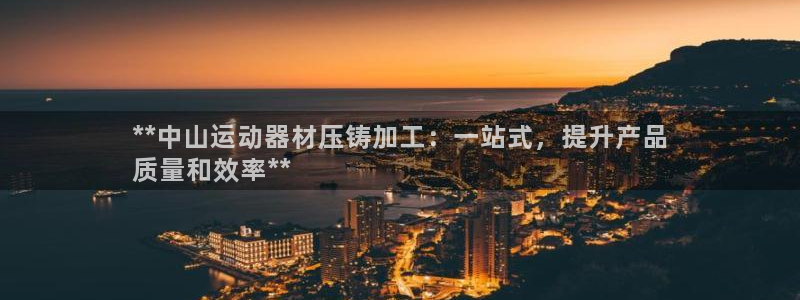 德国意昂3集团：**中山运动器材压铸加工：一站式，提
